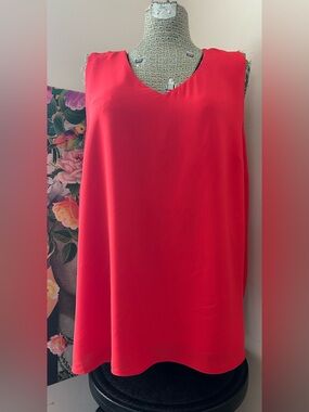 NWT CATO RED/ORANGE DOUBLE LAYERED SWING TANK. 22/24